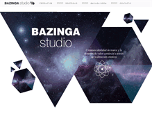 Tablet Screenshot of bazinga-studio.com